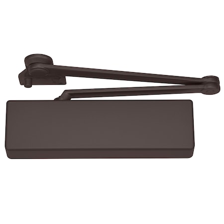 Manual Hydraulic 7500 Series Closers Door Closer Heavy Duty Interior And Exterior, Dark Bronze